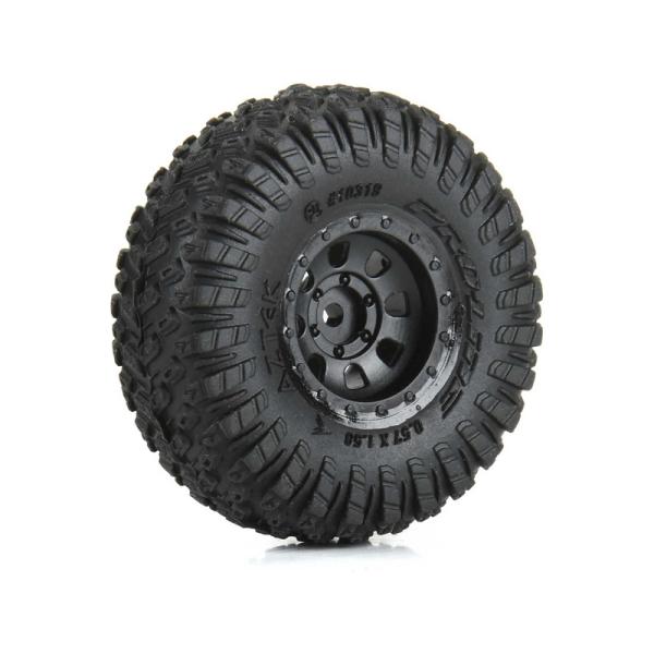 Pro-Line kolo 1:30, pneu Aztek, disk černý Clobber (4): Axial SCX30
