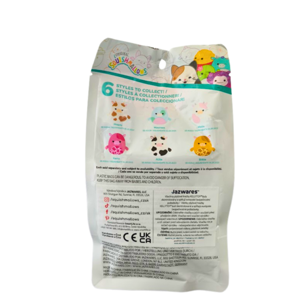 SQUISHMALLOWS Mystery voňavý plyšák, 13 cm - mořské kravičky (obrázek 9)