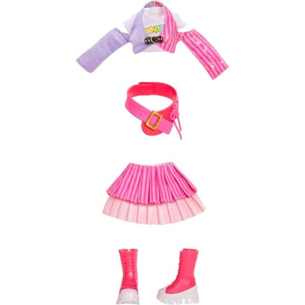 Rainbow High Junior Fashion panenka v rockové kapele - Bella (obrázek 4)