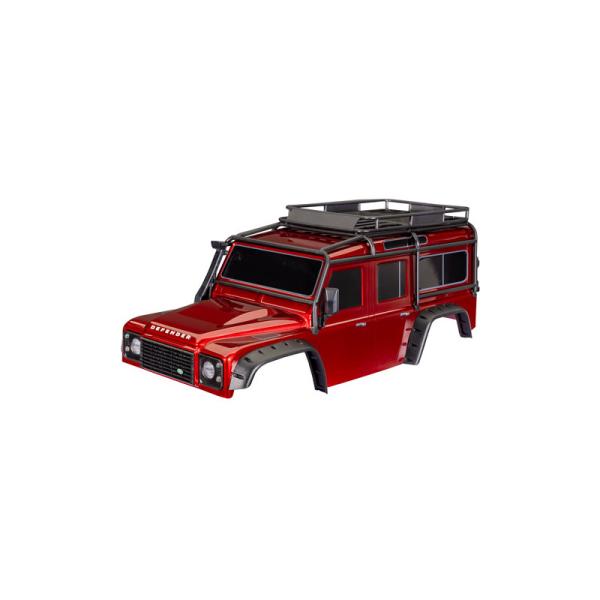 Traxxas karosérie TRX-4 Land Rover Defender červená (bezsponková)