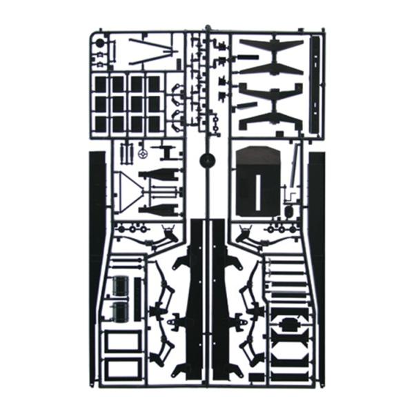 Model Kit návěs 3731 - HEAVY TANK TRAILER "TOPAS" (1:24) (obrázek 4)