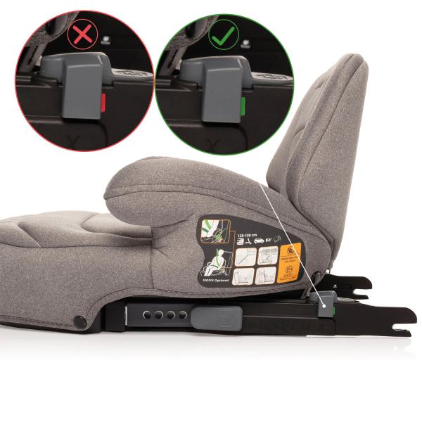 Autosedačka iBooster i-Size, Boss Grey