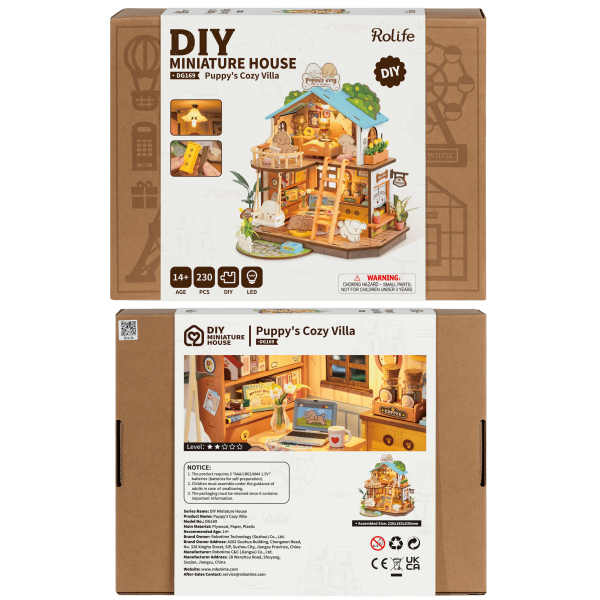 RoboTime Miniatura domečku Domeček pro štěňátka (obrázek 3)