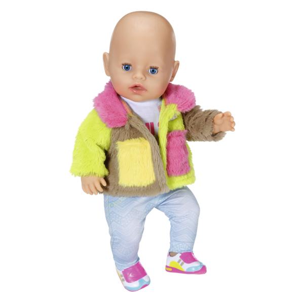 Baby Born Sada s barevným kabátem Deluxe, 43 cm