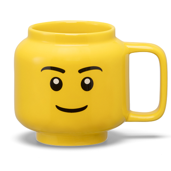 Room Copenhagen Tazza Lego In Ceramica Boy - 255 Ml | Tazza Originale Per Bambini E Adulti | Idea Regalo Divertente | Lavabile In Lavastoviglie-image