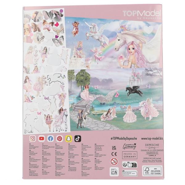 Top Model Kreativní sešit Top model Stickerworld se 110 nálepkami, Lexy a kůň (obrázek 3)