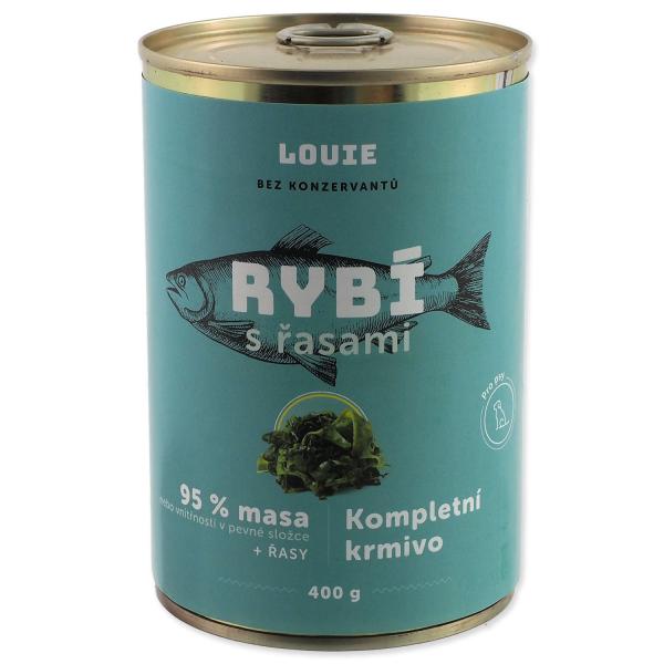 Konzerva LOUIE rybacia s riasami, vitamínmi a minerálmi 400g