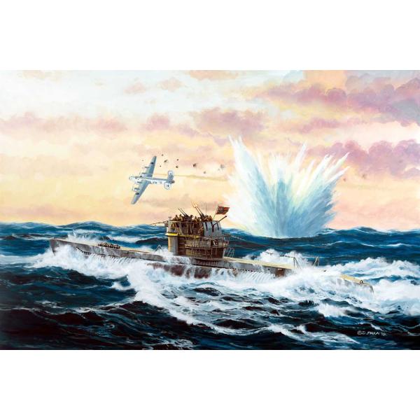 ModelSet ponorka 65154 - German Submarine Type VII C / 41 (1: 350) (obrázek 7)