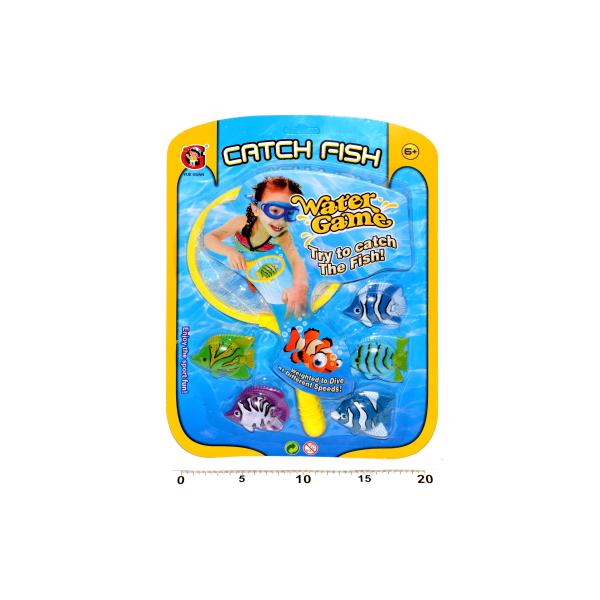 Rybičky - lovenie 6 ks