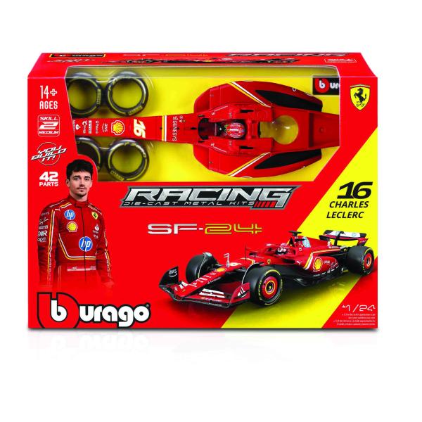 Bburago 1:24 Ferrari F1 Racing Model KIT - Kit SF24 (2024) nr.55 Carlos Sainz