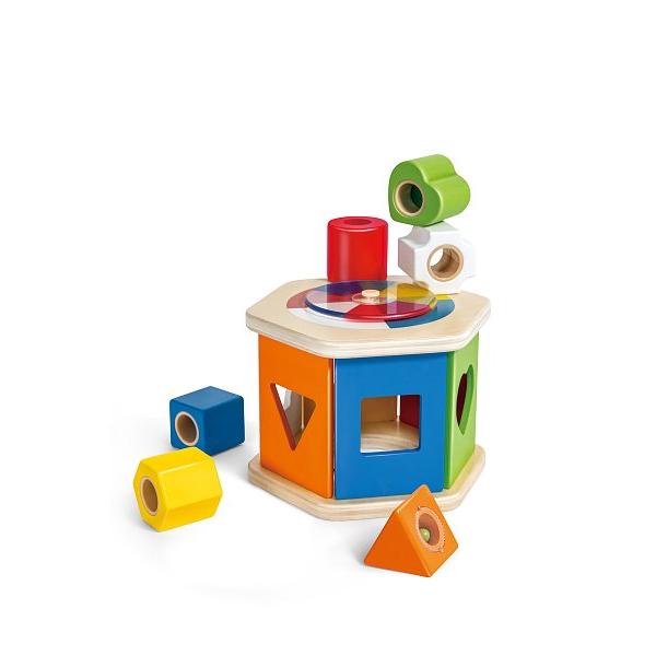 Hape Dřevěná vkládačka s geometrickými tvary (obrázek 4)