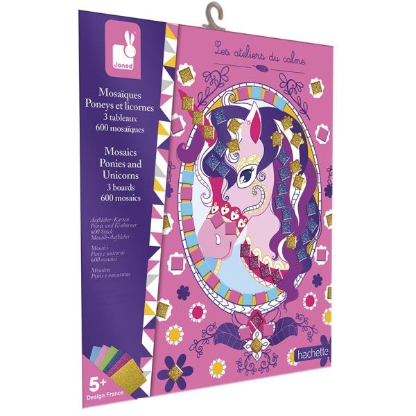 Janod Atelier Sada Mini Mozaika Jednorožec