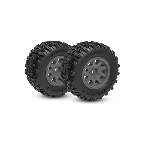 Traxxas kolo 2.1/2.6", disk šedý, pneu Sledgehammer (zadné) (2)