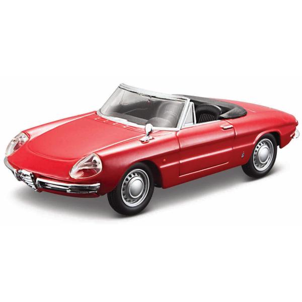 Bburago 1:32 Alfa Romeo Spider (1966) Rojo