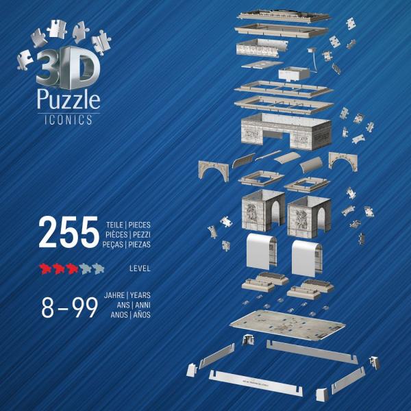Ravensburger Iconics: Vítězný oblouk (Noční edice) (obrázek 3)