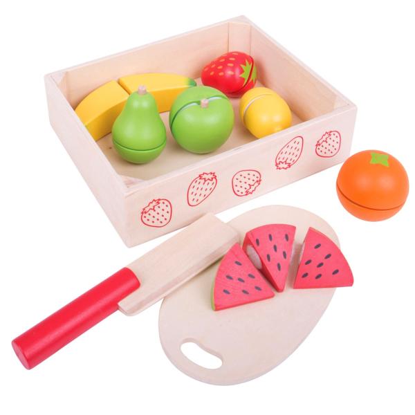 Bigjigs Toys Krájacie ovocie v krabičke