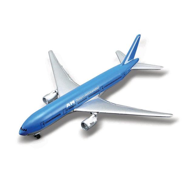 Maisto - Fresh Metal Tailwinds - lietadlá, Boeing 777-200, modro-strieborné, blister