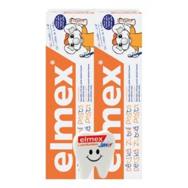 Elmex Dětský Duopack 2x50 ml + dárek (guma)