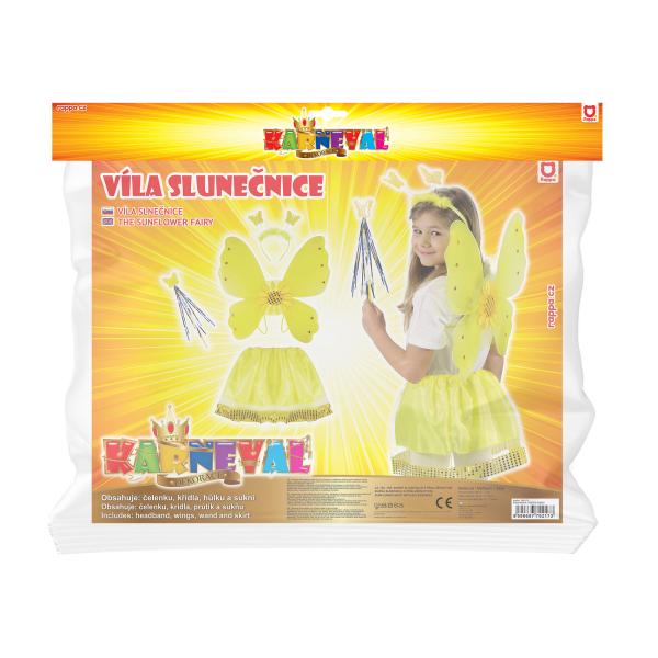 Dětský kostým Slunečnice s křídly (obrázek 3)
