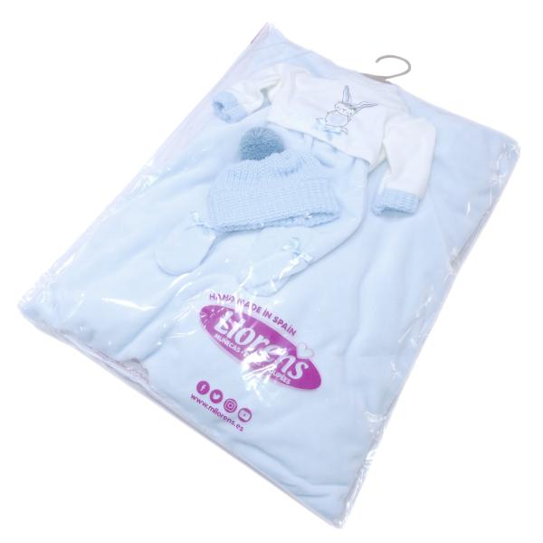 Llorens M635-55 obleček pro panenku miminko NEW BORN velikosti 35-36 cm