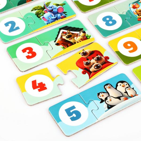 Puzzlika 13005 Přátelé – naučné puzzle 20 dílků