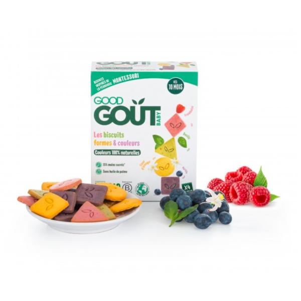 GOOD GOUT BIO Sušenky barvy & tvary 80 g
