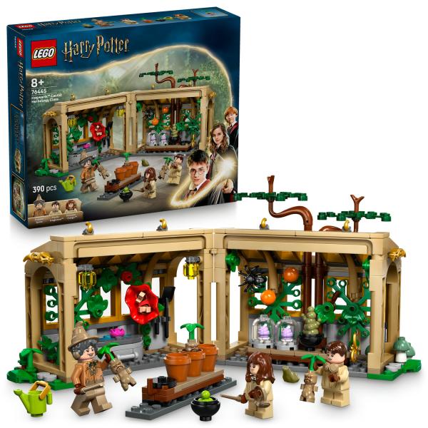 Lego Harry Potter Castillo De Hogwarts: Clase De HerbologíA - Minifiguras De Neville Longbottom, Hermione Granger Y Prof. Sprout - 3 MandráGoras De Juguete - Regalo Para NiñAs Y NiñOs De 8+ AñOs 76445-image