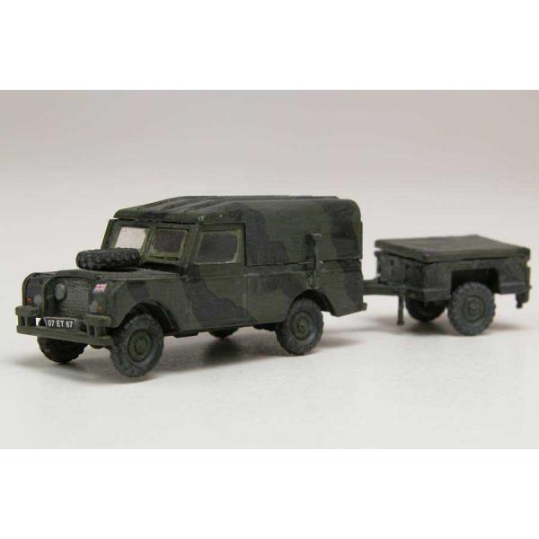 Classic Kit military A02324 - LWB Land Rover (Hard Top) a přívěs (1:76) (obrázek 4)