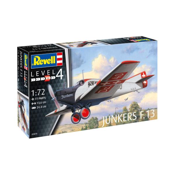 Plastic ModelKit letadlo 03870 - Junkers F.13 (1:72)