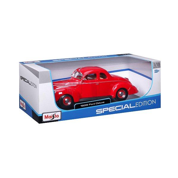 Maisto - 1939 Ford Deluxe Coupe, červená, 1:18 (obrázek 5)