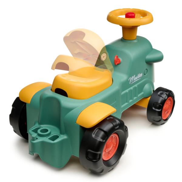 Falk traktor baby Maurice zelený vintage s přívěsem (obrázek 4)