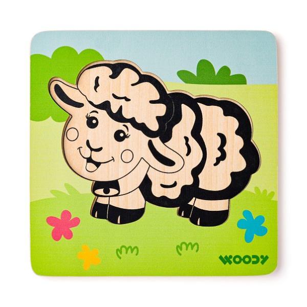 Woody Puzzle Baby – ovečka