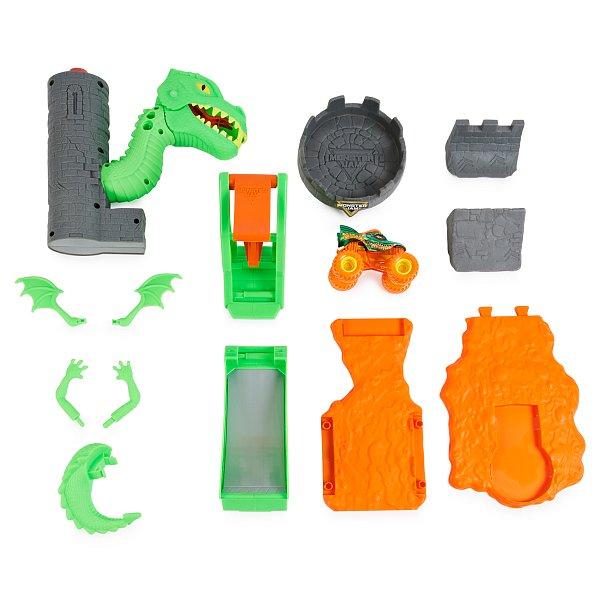 Monster Jam – Hrací set Dueling Dragon, 1:64