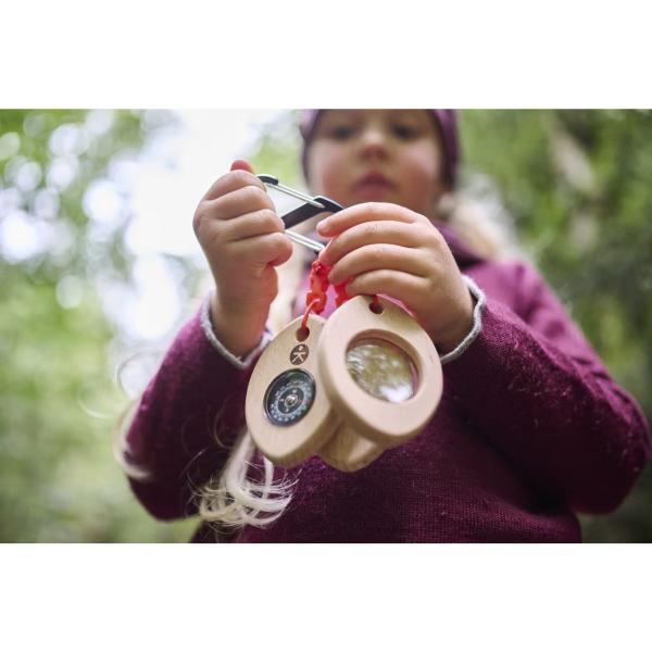 Haba Terra Kids Adventure Kompaktní trio s karabinou - kompas, lupa, teploměr (obrázek 6)