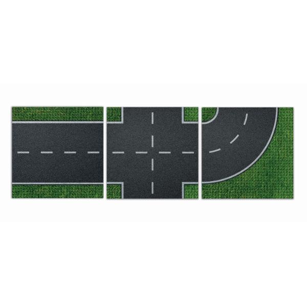 BRIXIES Plus 225.005 Designová podložka na stavění - rovná cesta 25,5 x 25,5 cm (obrázek 3)