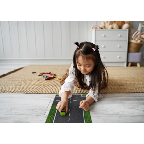 BRIXIES Plus 225.005 Designová podložka na stavění - rovná cesta 25,5 x 25,5 cm (obrázek 6)
