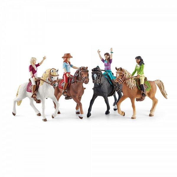 Schleich Zrzka Hannah s pohyblivými klouby na koni (obrázek 5)