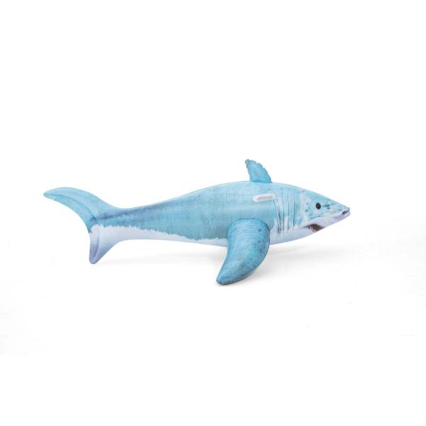 Bestway Nafukovací žralok s držadly, 1,83 x 1,02 m