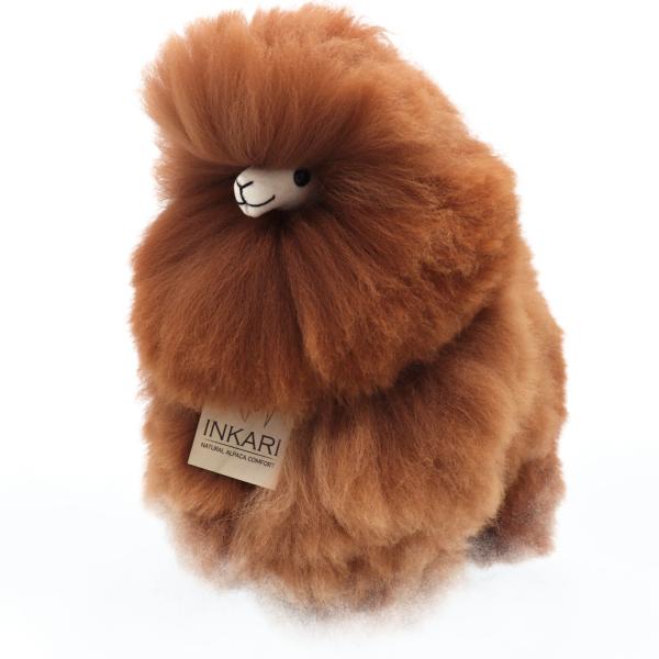 INKARI Plyšová hračka Alpaca Medium Monsterfluff Hazelnut 32cm