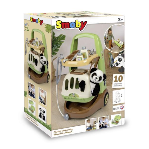 Smoby Veterinární vozík s pandou a přepravním boxem 2v1 (obrázek 6)