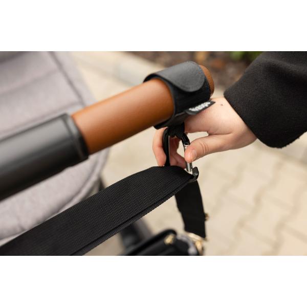 Multifunkční popruh se skobou 2 ks, Black (obrázek 3)