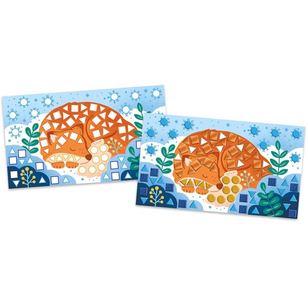 Janod Atelier Kreativní sada Mozaika Kouzelná zima (obrázek 6)