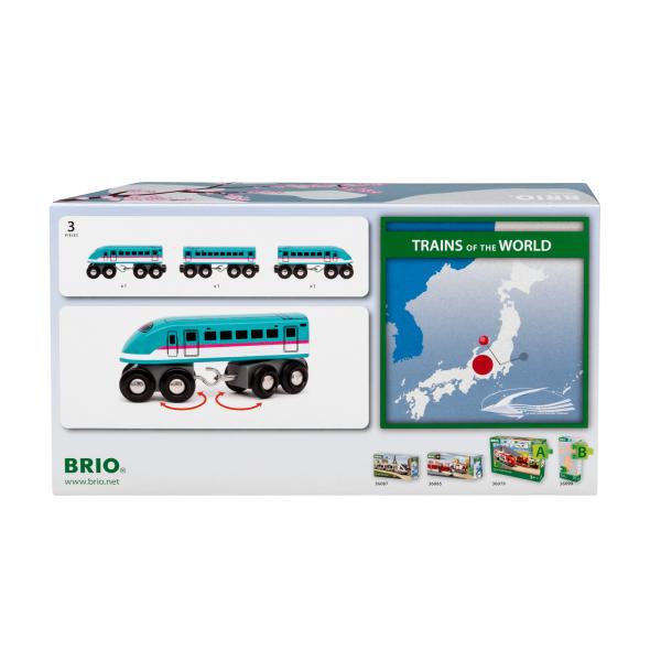 Brio Edice Světové vlaky - Schinkansen Hayabusa E5 (obrázek 9)