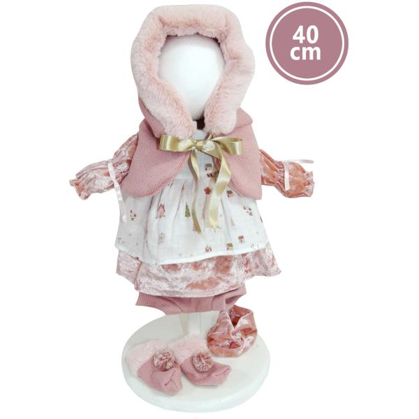Llorens 540L LUCIA - realistická panenka s měkkým látkovým tělem - 40 cm (obrázek 6)
