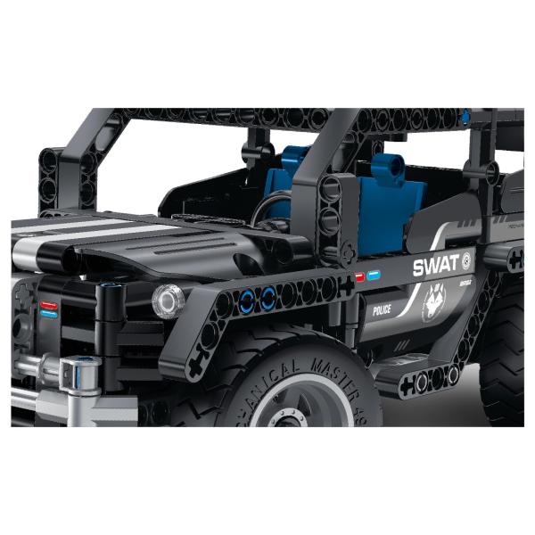 Stavebnice iM.MASTER terénní auto 2v1 plast 391 dílků
