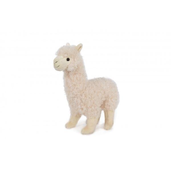 Lama Alpaka plyš 30cm biela