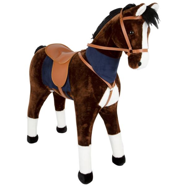 Small Foot Sedací kôň XL hnedý so zvukom