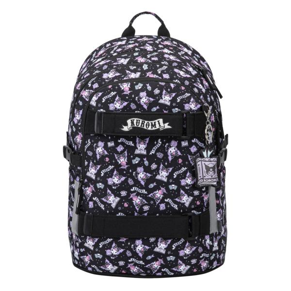 BAAGL Školský batoh Skate Kuromi Black GRS