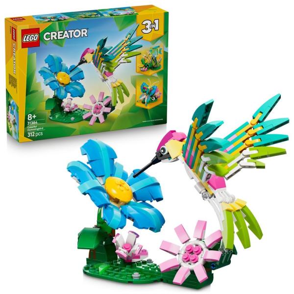 LEGO® Creator 3 en 1 31384 Animales salvajes: Colibrí colorido