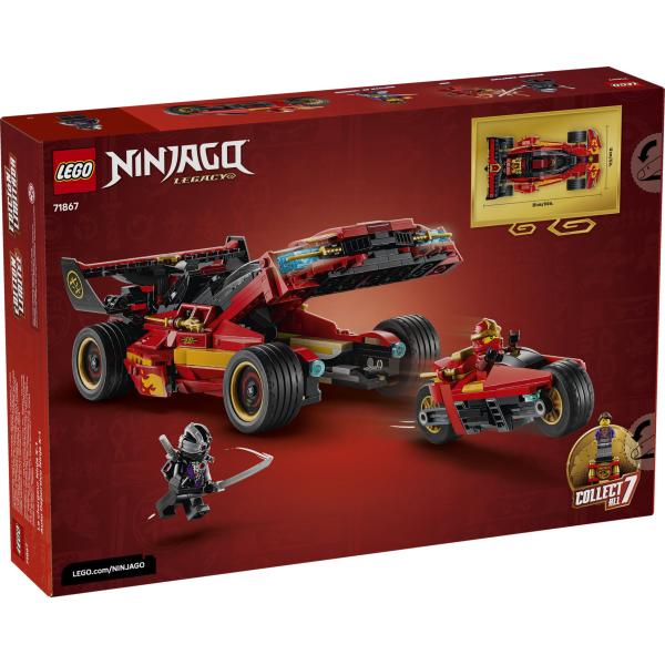 LEGO® NINJAGO®Kaiovo červené superauto: 15 let NINJAGO (obrázek 9)